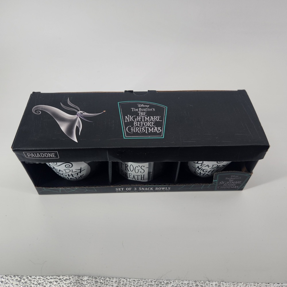Paladone Tim Burtons‎ Nightmare Before Christmas Set of 3 Snack Dishes - Picture 4 of 5